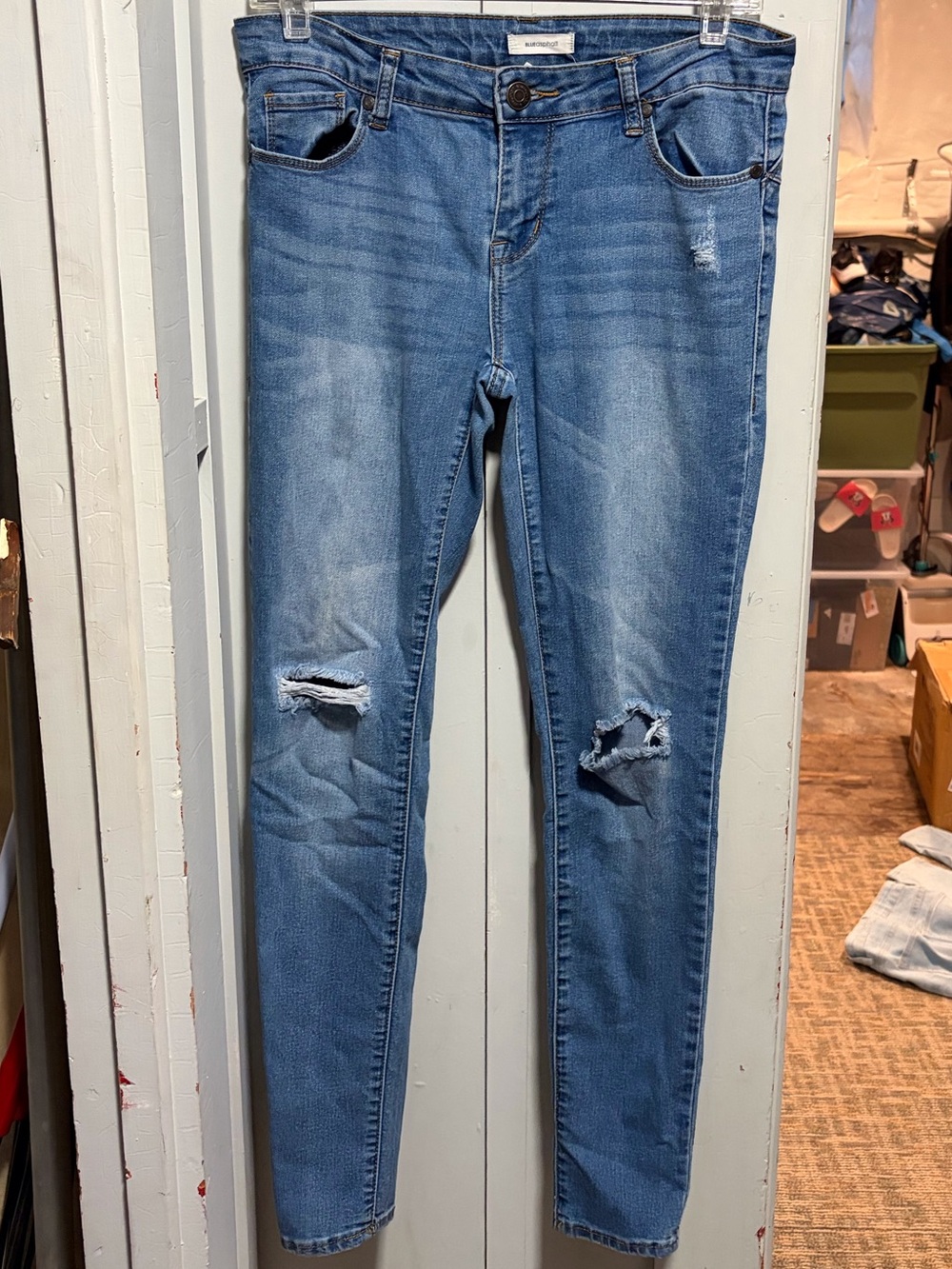 Womens blue asphalt jeans size 7